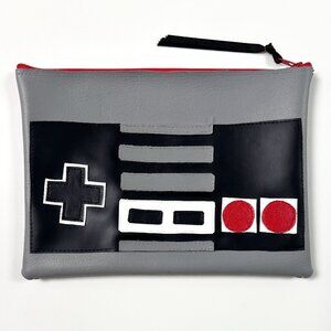 Video Game Controller Bag Vinyl Handmade Zipper Bag